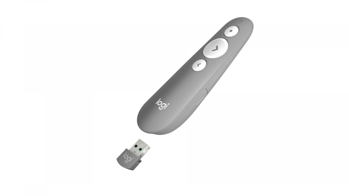Prezenter bezprzewodowy Logitech R500 Laser szary