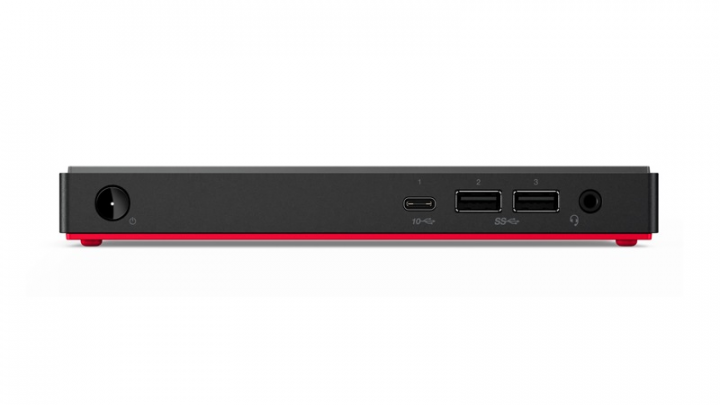 Komputer Lenovo ThinkCentre M90n Nano - widok frontu