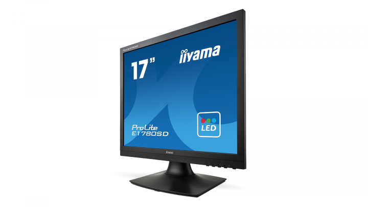 Monitor IIYAMA ProLite E1780SD-B1 - widok frontu prawej strony2