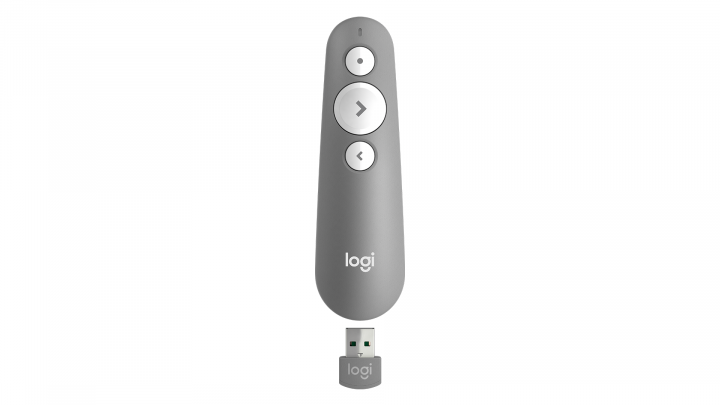 Prezenter bezprzewodowy Logitech R500 Laser szary