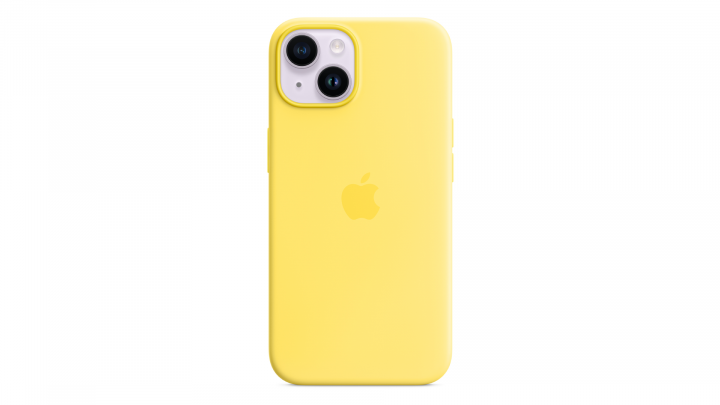 Etui Apple iPhone 14 Silicone Case z MagSafe Canary Yellow MQU73ZM/A 4