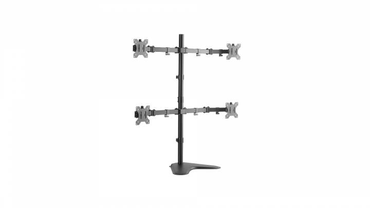 Uchwyt biurkowy na 4 monitory LogiLink 13-32" 8kg 75x75-100x100 BP0046