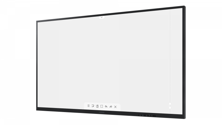 Interaktywny flipchart Samsung FLIP 3 WM75A LH75WMAWLGCXEN - widok frontu prawej strony2