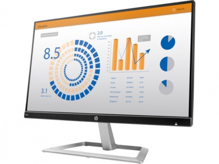 Monitor HP N220 3ML20AA - widok frontu prawej strony