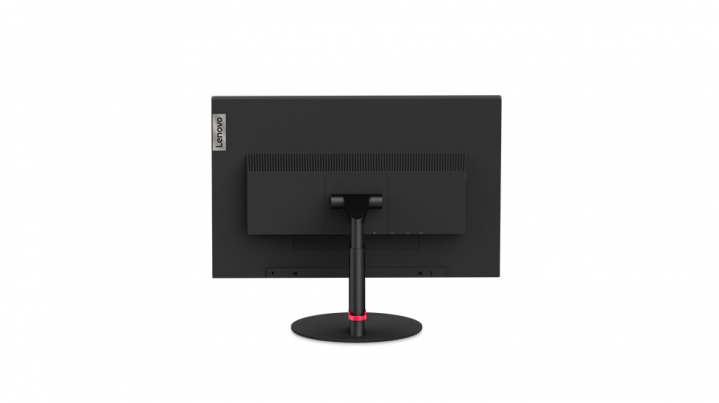 Monitor Lenovo ThinkVision T25d-10 czarny - widok z tyłu
