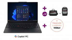 Laptop Lenovo ThinkPad E16 Gen 3 22AY0088PB Ultra 7 258V 16" WUXGA 32GB 512SSD Int W11Pro