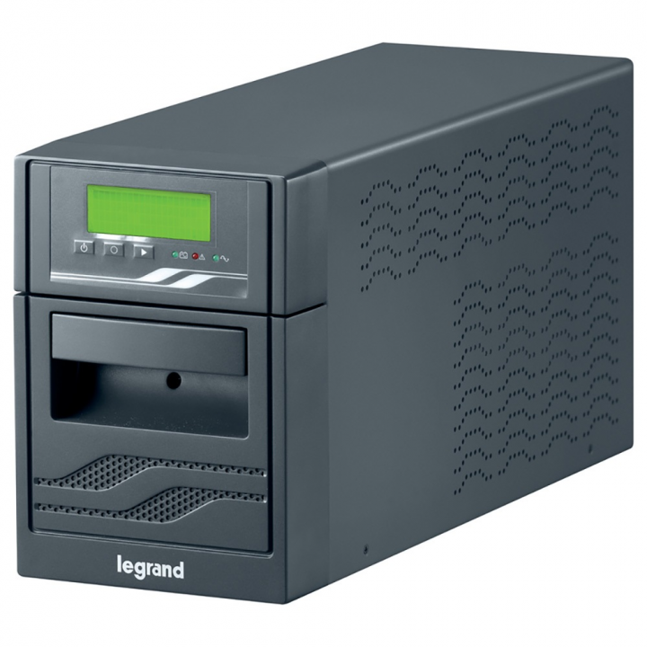 UPS Legrand NIKY S 2000 czarny - widok frontu prawej strony