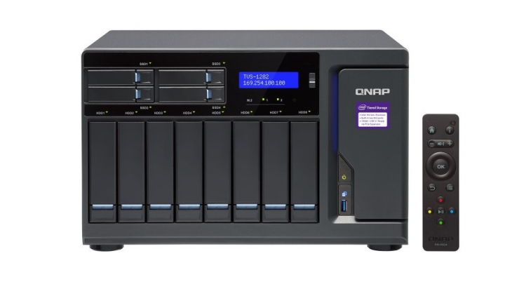 Serwer NAS QNAP TVS-1282-i3-8G - widok frontu