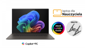 Laptop dla Nauczyciela ASUS Zenbook S 16 UM5606WA-RK266X Ryzen 9 AI HX 370 16" OLED 3K 120Hz 0,2ms HDR 32GB 1000SSD W11Pro