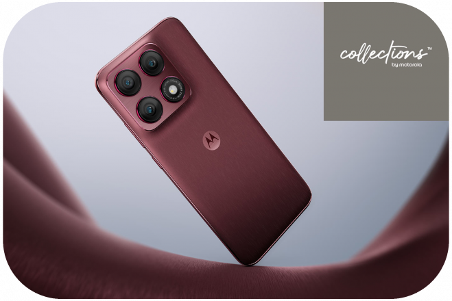 Smartfon Motorola edge 70 Pro bordowy 4