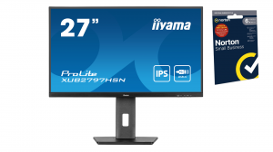 Monitor iiyama ProLite XUB2797HSN-B2 27" FHD IPS 100Hz 1ms + Norton Small Business card 250G