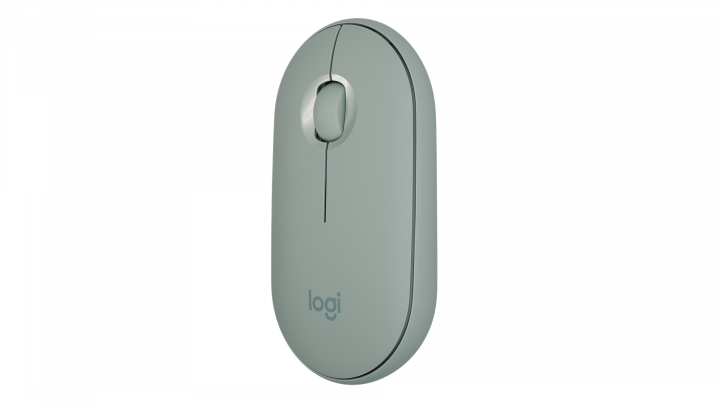 Mysz optyczna bezprzewodowa Logitech M350 eukaliptusowa 910-005720 - widok prawej strony