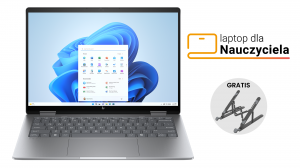 Laptop 2w1 dla Nauczyciela HP Envy x360 14-fa0013nw B4MA6EA R5 8640HS 14" Touch 3K OLED 120Hz 16GB 512SSD W11