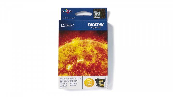 Tusz Brother LC-980Y żółty