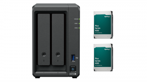 Serwer NAS Synology DS725+ + 2x Dysk HDD HAT3300-4T (2x 4TB)