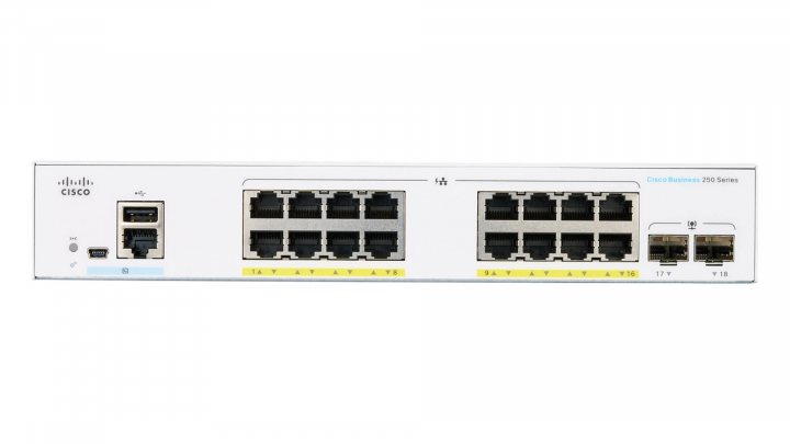 Switch Cisco CBS250-16P-2G-EU