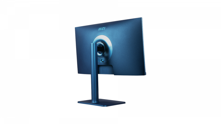 Monitor MSI Modern MD241P Ultramarine - widok z tyłu prawej strony
