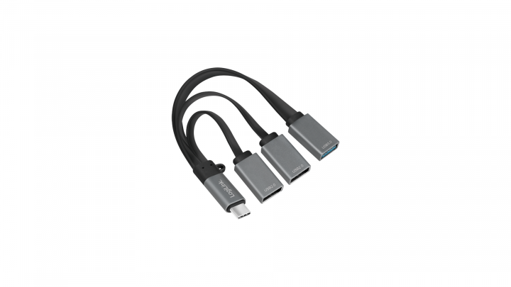 Hub USB-C LogiLink 3-portowy UA0315 2