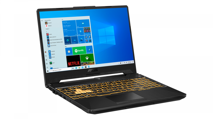 TUF Gaming F15 FX506HC Eclipse Gray W10H-przód front prawy