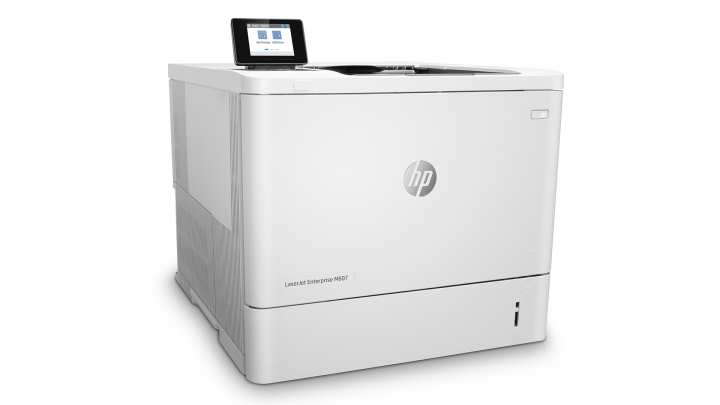 HP LaserJet Enterprise M607n - K0Q14A - widok frontu lewej strony