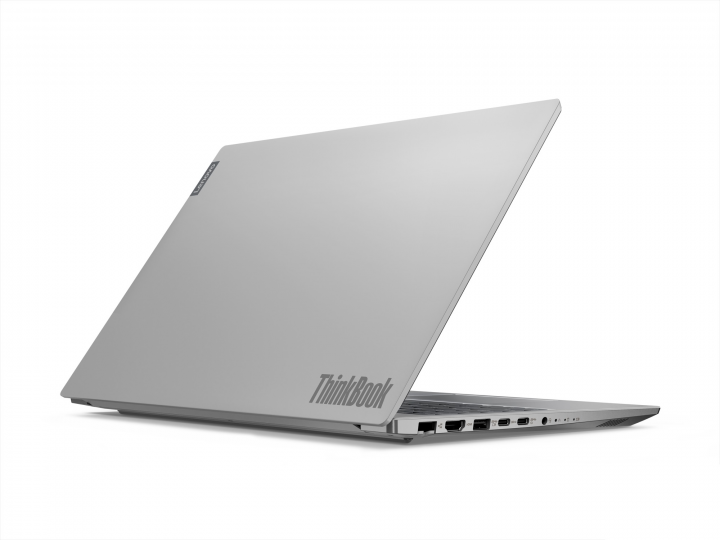 Laptop Lenovo ThinkBook 15-IML szary - widok klapy prawej strony