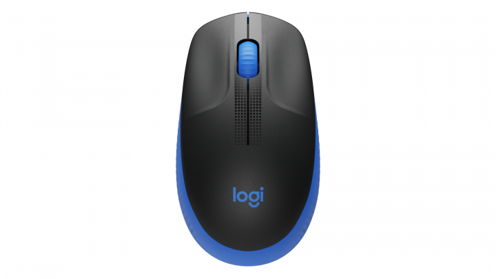 Mysz bezprzewodowa Logitech M190 FULL-SIZE WIRELESS niebieska 910-005907