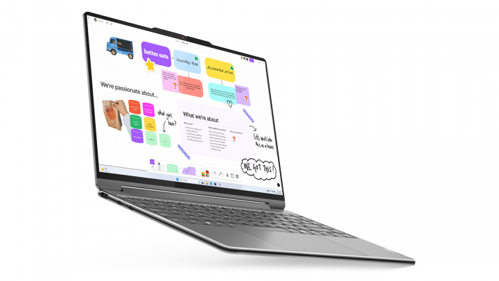 Laptop 2w1 Lenovo Yoga 9 14IMH9 W11H Luna Grey + Lenovo Slim Pen Bon akcesoria 17