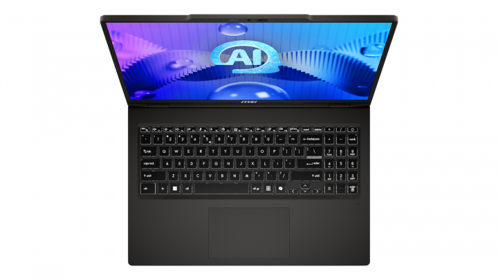 Laptop MSI VenturePro 16 AI A1V OLED NoOS (White BK) Solid Gray 3