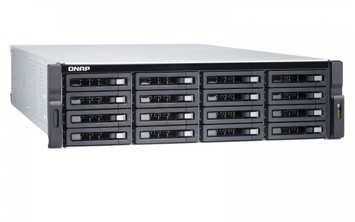 Serwer NAS QNAP TDS-16489U - widok frontu lewej strony