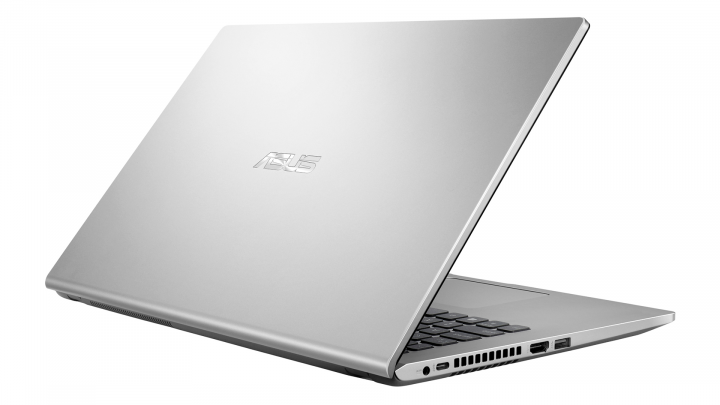 Laptop Asus VivoBook X509FA srebrny - widok klapy lewej strony
