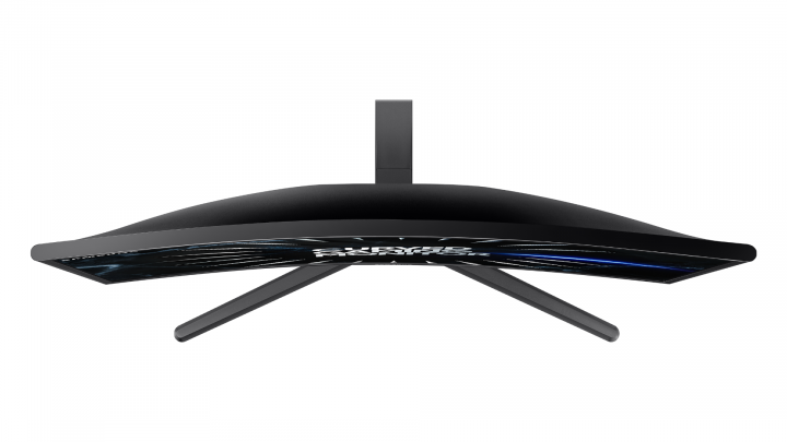 Monitor Samsung LC24RG50FZRXEN 24" Curved FHD 144Hz - widok z góry