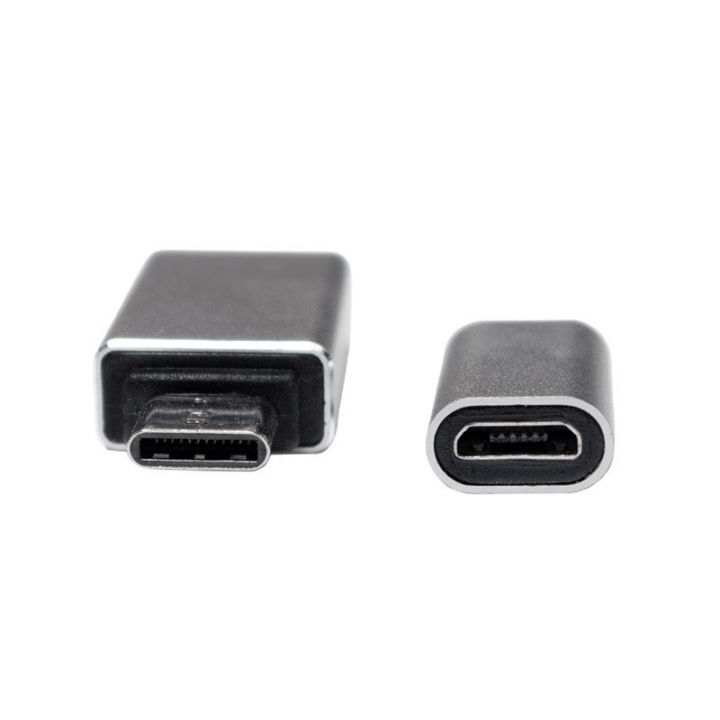 Adapter LogiLink USB-C - USB 3.0 microUSB AU0040 - widok frontu v2