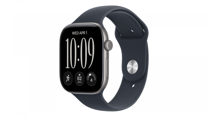  Apple Watch Series 12 GPS + Cellular koperta 42 mm z aluminium w kolorze gwiezdnej szarości, pasek sportowy w kolorze niebieski 1