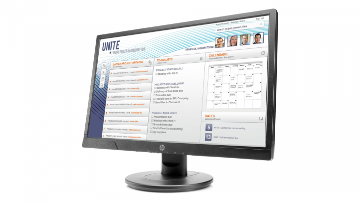 Monitor HP V214a 1FR84AA - widok frontu prawej strony