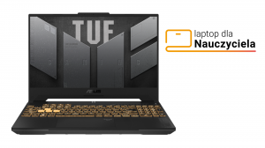 Laptop dla Nauczyciela ASUS TUF Gaming F15 FX507VI-LP075 i7-13620H 15,6" FHD 144Hz 16GB 1000SSD RTX4070 DLSS 3 W11