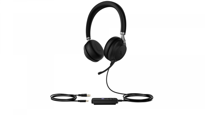 Słuchawki przewodowe z mikrofonem Yealink UH38 Dual USB-A MS Stereo - 1308081