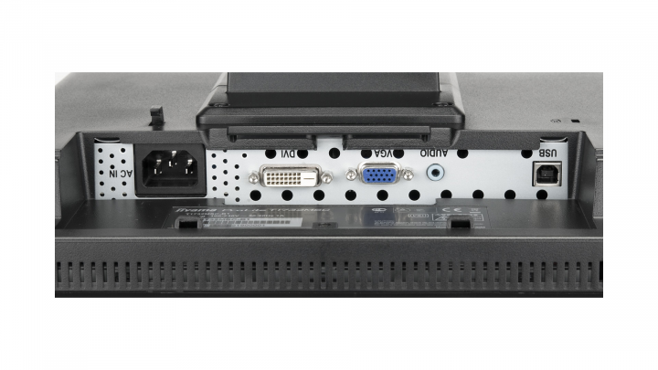 Monitor z dotykowym ekranem IIYAMA ProLite T1732MSC-B5X - widok portów