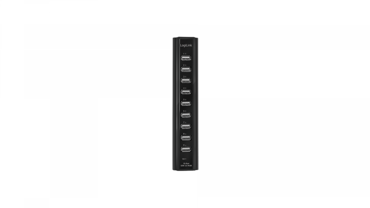 Hub USB 2.0 LogiLink z zasilaczem 10-portowy UA0096 2