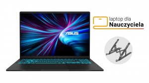 Laptop dla Nauczyciela ASUS V16 V3607VM-RP016W Core 5 210H 16" WUXGA 144Hz 16GB 512SSD RTX5060 DLSS 4 W11