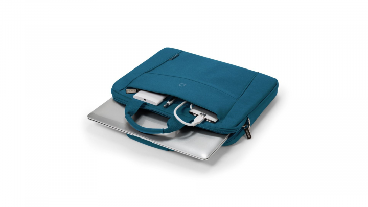 Torba do laptopa DICOTA Slim Case BASE 125 D31303 niebieska - otwarta