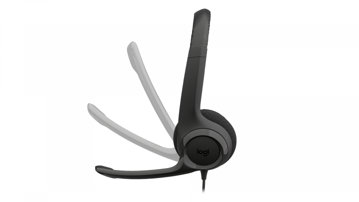 Słuchawki z mikrofonem Logitech H390 USB-C czarne 981-001576 4