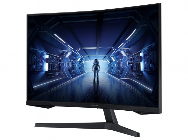 Monitor Samsung Odyssey G5 LC32G55TQWUXEN - widok frontu prawa strona