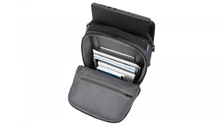 Plecak do laptopa Targus Groove TSB951GL 15 charcoal - otwarty