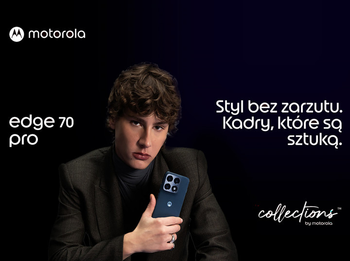 Smartfon Motorola edge 70 Pro granatowy 10