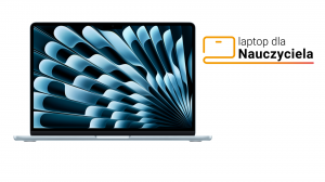 Laptop dla Nauczyciela Apple MacBook Air 13 MC6V4ZE/A M4 13,6" 24GB 512SSD Int MacOS Blękitny