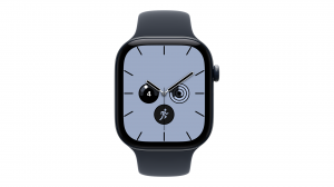 Smartwatch Apple Watch Series 12 GPS + Cellular koperta ceramiczna 46 mm w kolorze granatowa noc, pasek sportowy w kolorze niebieskim - rozmiar M/L - MJH44MP/A