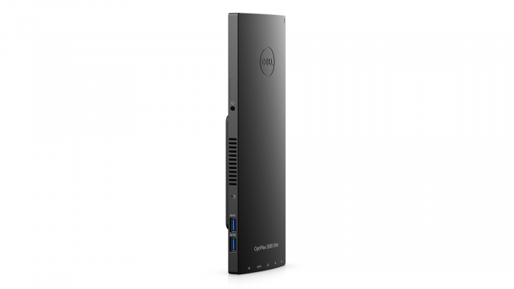 Komputer Dell OptiPlex 3090 UFF - widok frontu lewej strony