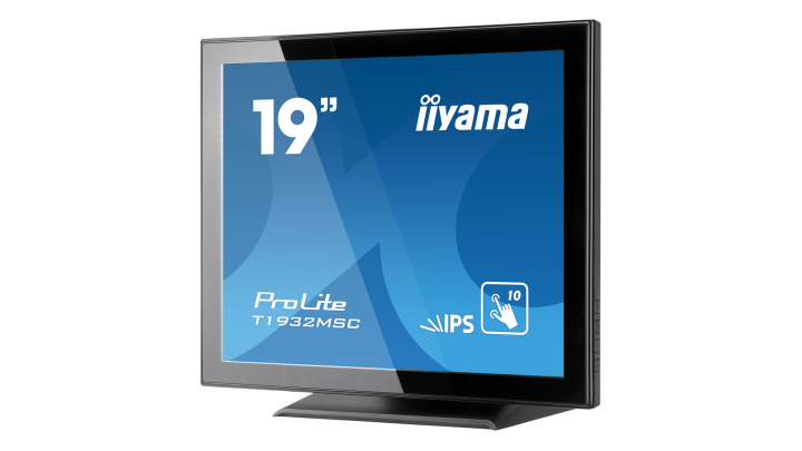 Monitor z dotykowym ekranem IIYAMA ProLite T1932MSC-B5X - widok frontu prawej strony