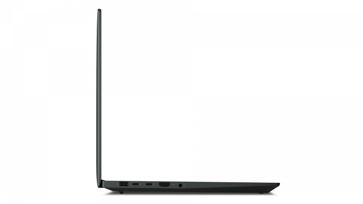 Mobilna stacja robocza Lenovo ThinkPad P1 G5 W11P czarny- widok lewej strony