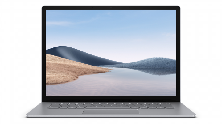 Microsoft Surface Laptop 4 15 - widok frontu platynowy